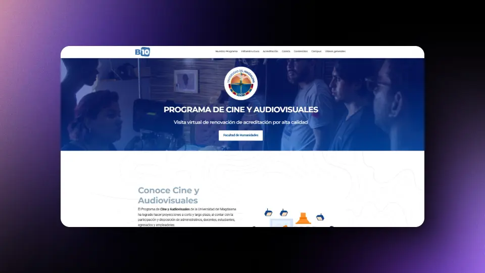 Captura de pantalla del proyecto /cine_screenshot.webp