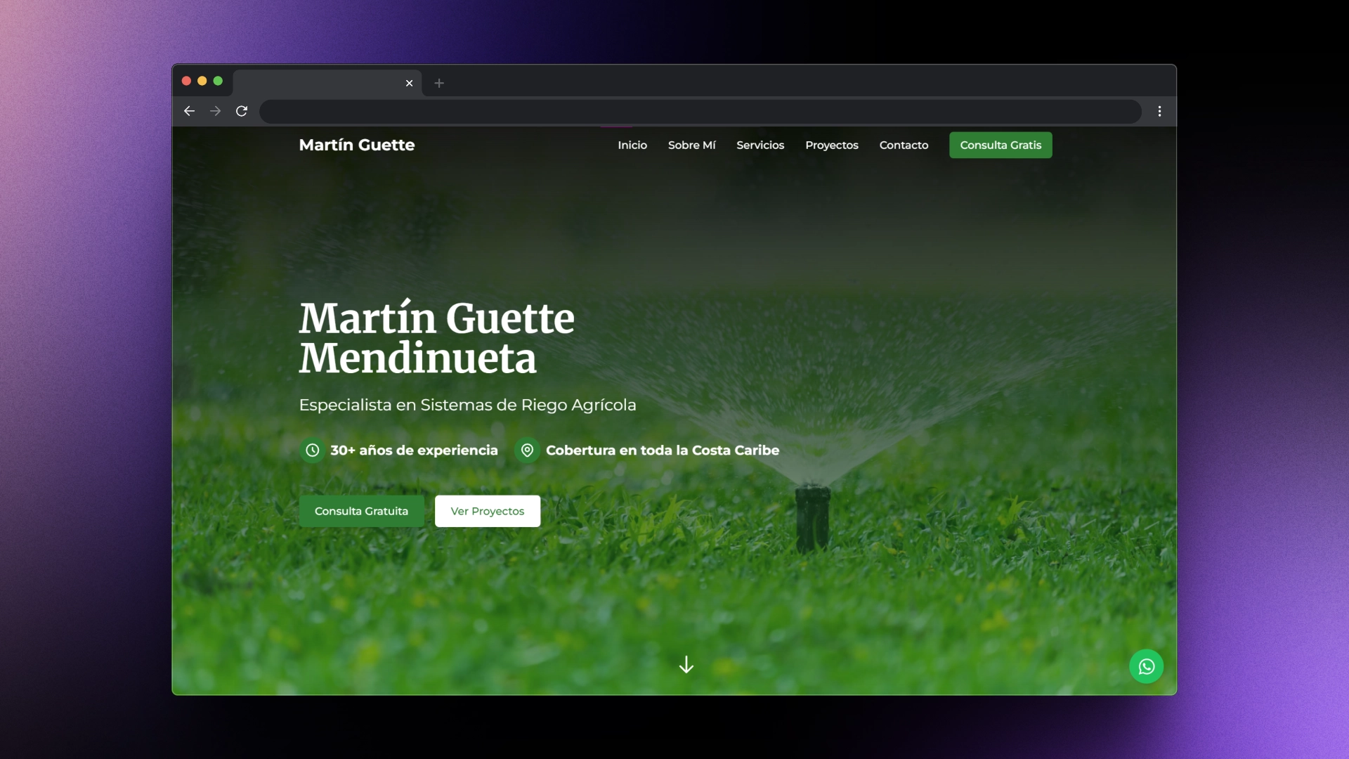 Captura de pantalla del proyecto /martinguette_screenshot.webp